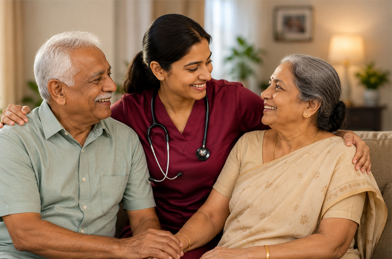 Professional home nursing care in Thrissur